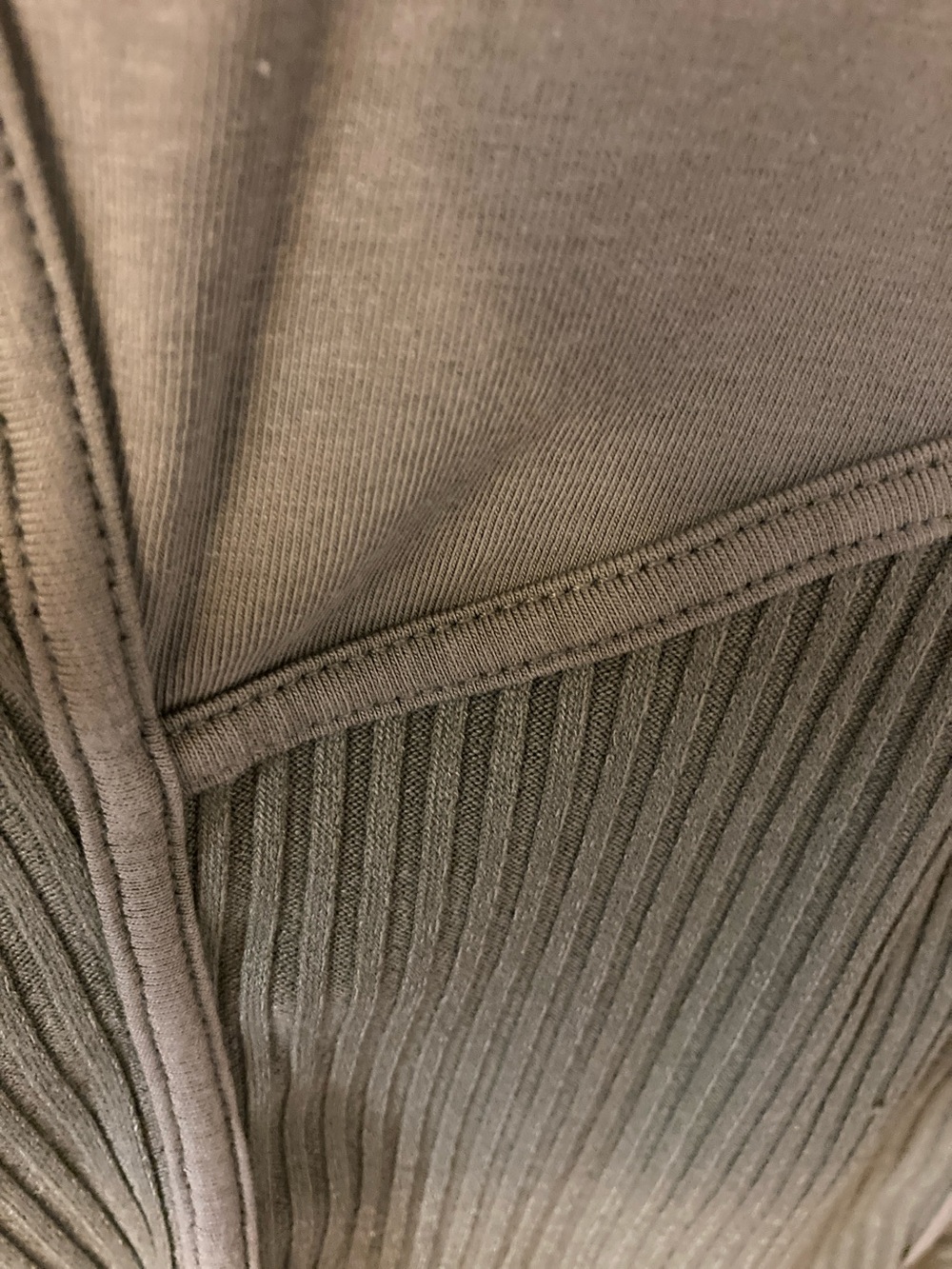 GUESS Olive Green Ribbed Halter Tank - Picture 4 of 5